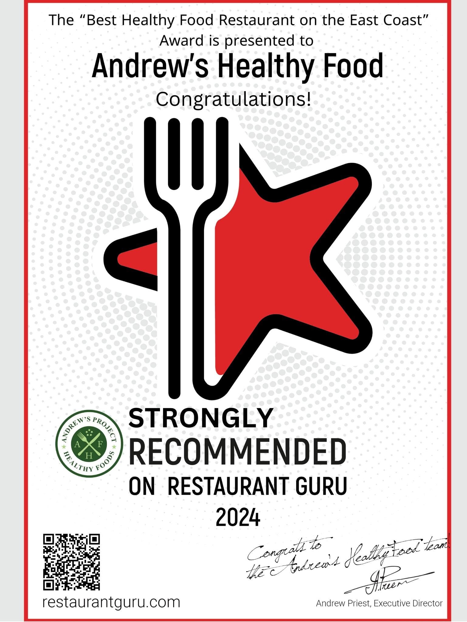 Best Healthy Food Restaurant on the East Coast — Strongly Recommended on Restaurant Guru 2024